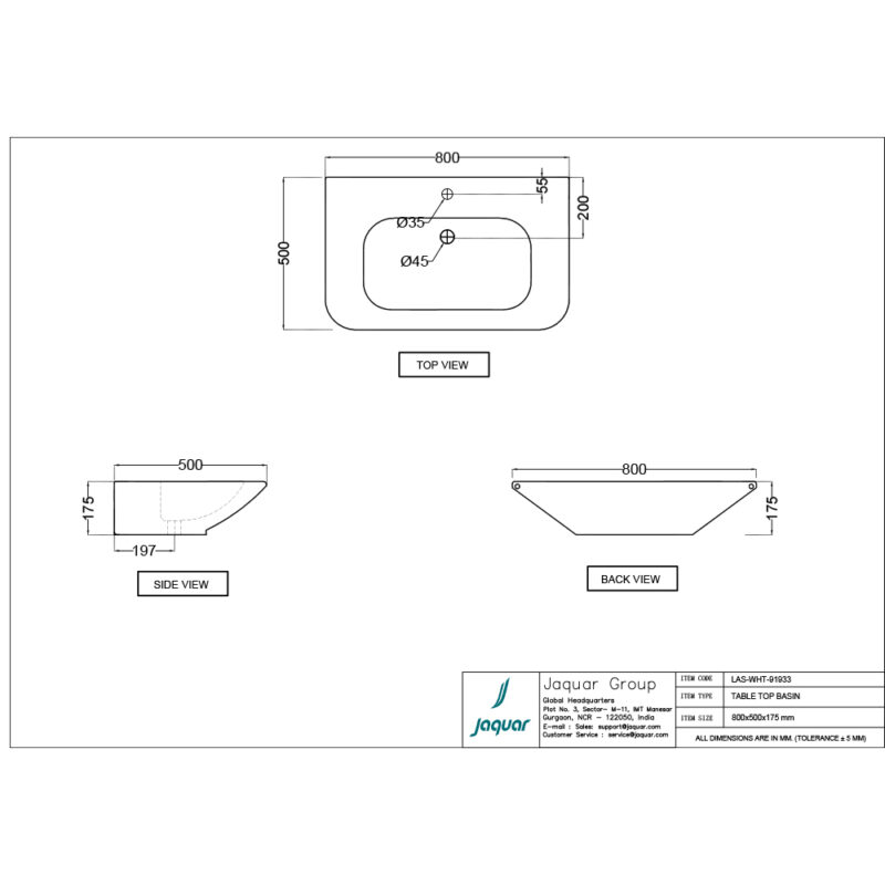 Table Top Basin - Image 2