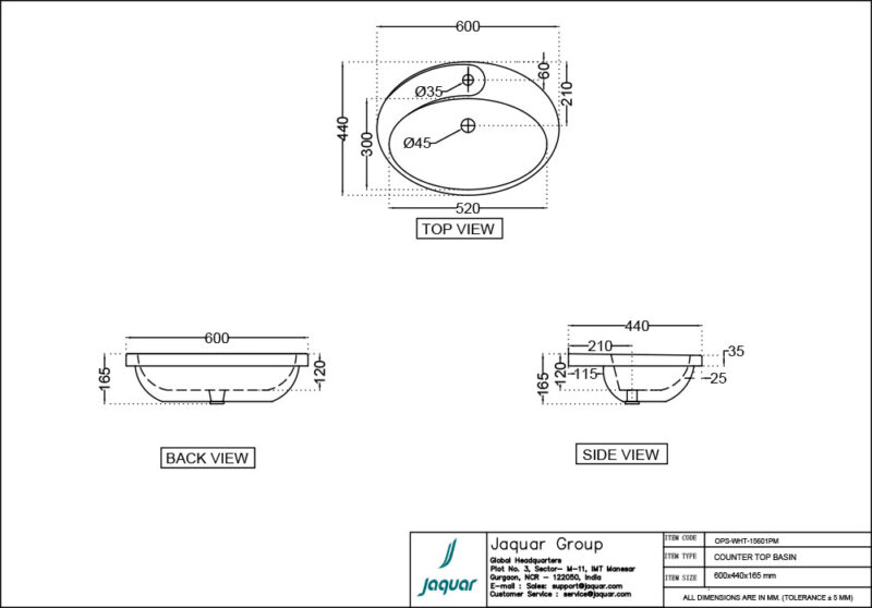Counter Top Basin - Image 2